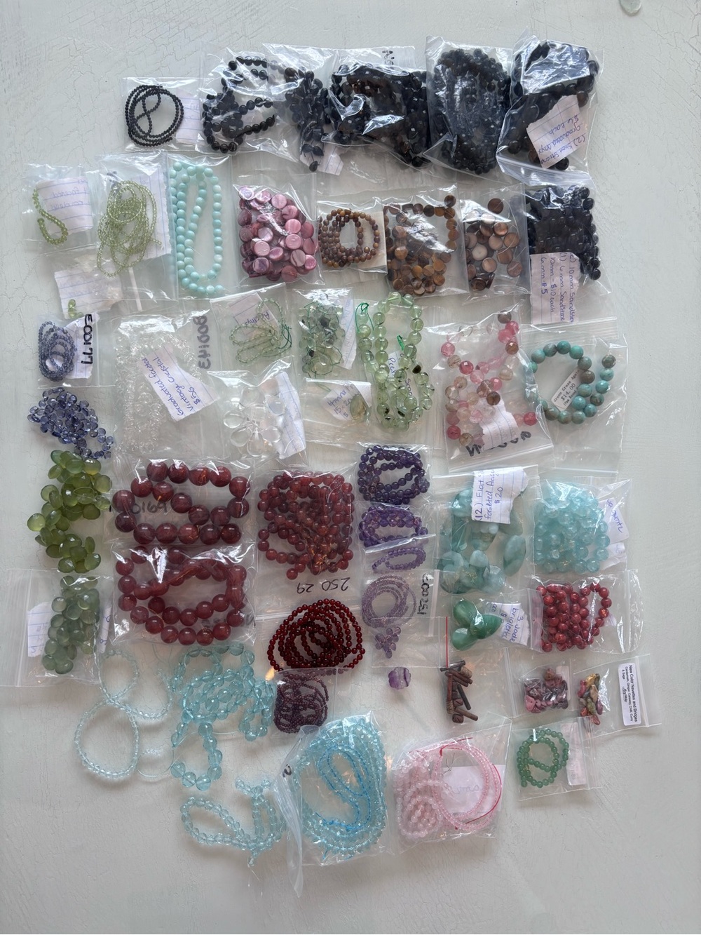 Mixed Bead and Gemstone Lot - Assorted Colors